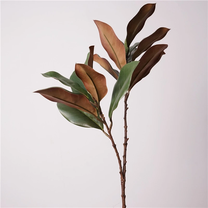 Artificial Magnolia Leaf Stems - 28.5"-Lunkadee