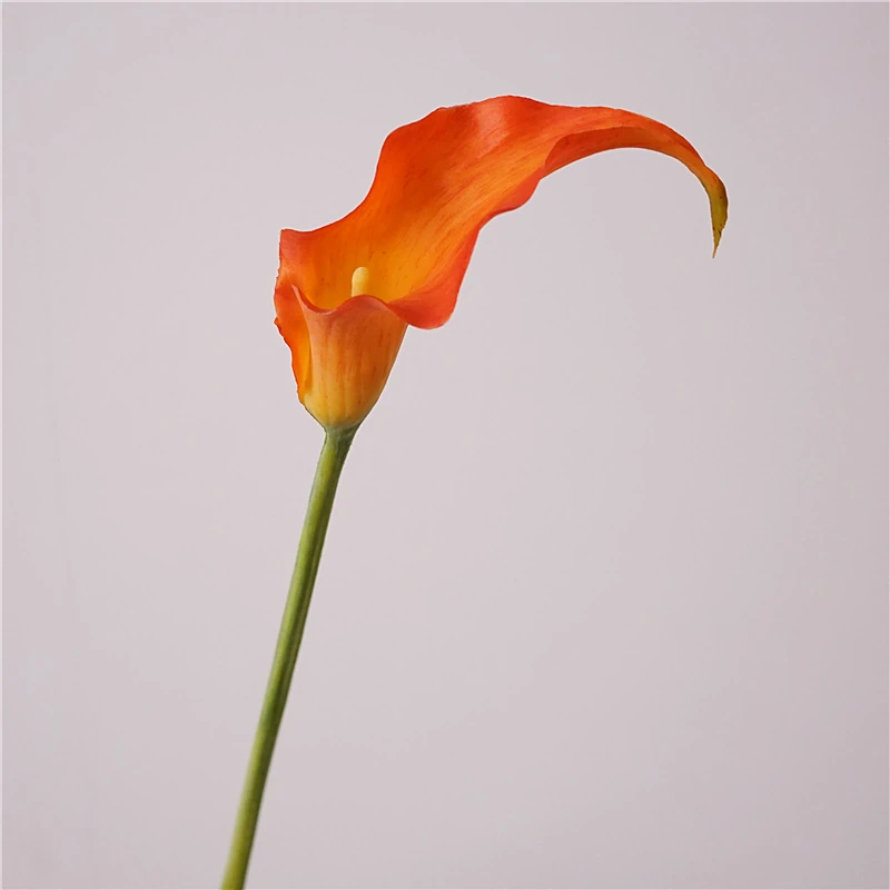 Artificial Real-Touch Mini Calla Lily Stems - 23.6"-Lunkadee