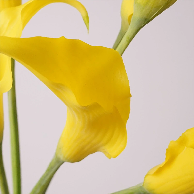 Artificial Real-Touch Mini Calla Lily Stems - 23.6"-Lunkadee