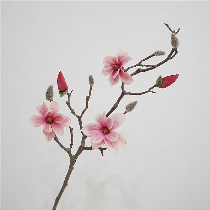 Artificial Magnolia Branches - 28.3"-Lunkadee