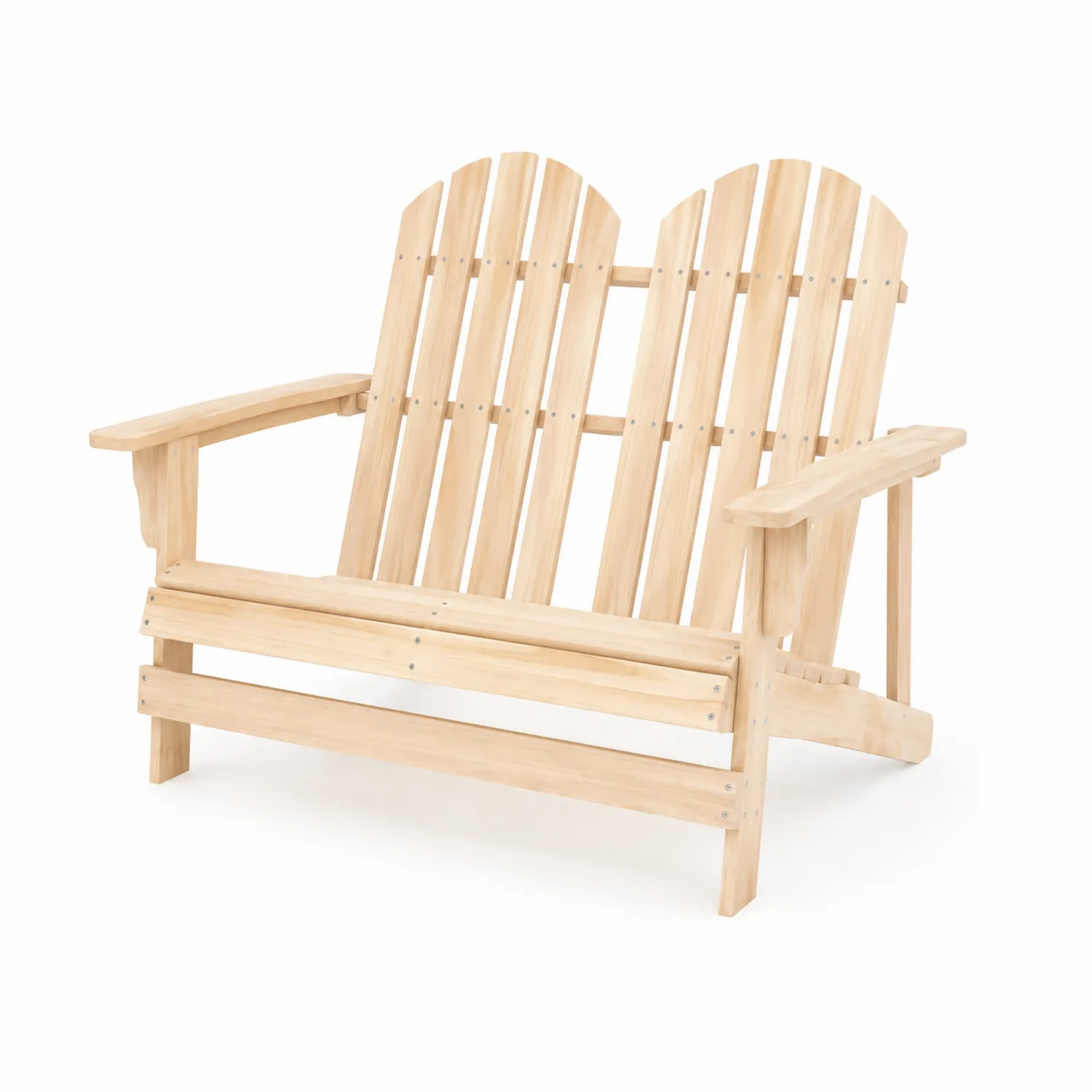 Banc Adirondack Double en Bois-Lumdilorin