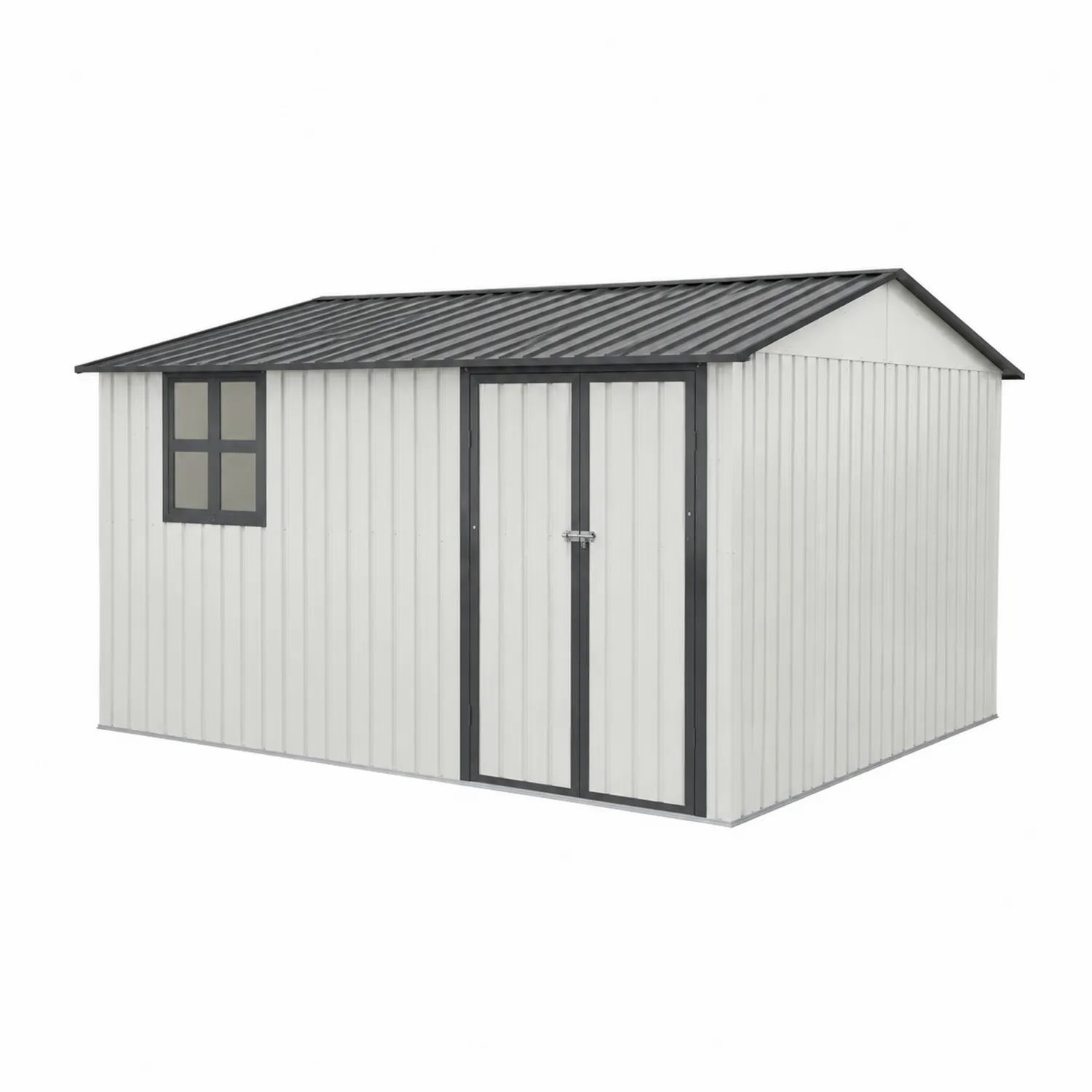 Metalowy domek ogrodowy stalowy 3.4x4.0x2.0 m