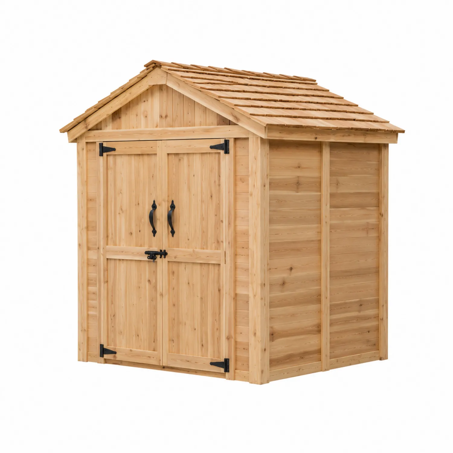 Domek ogrodowy z drewna cedrowego z podwójnymi drzwiami 200x150x210 cm