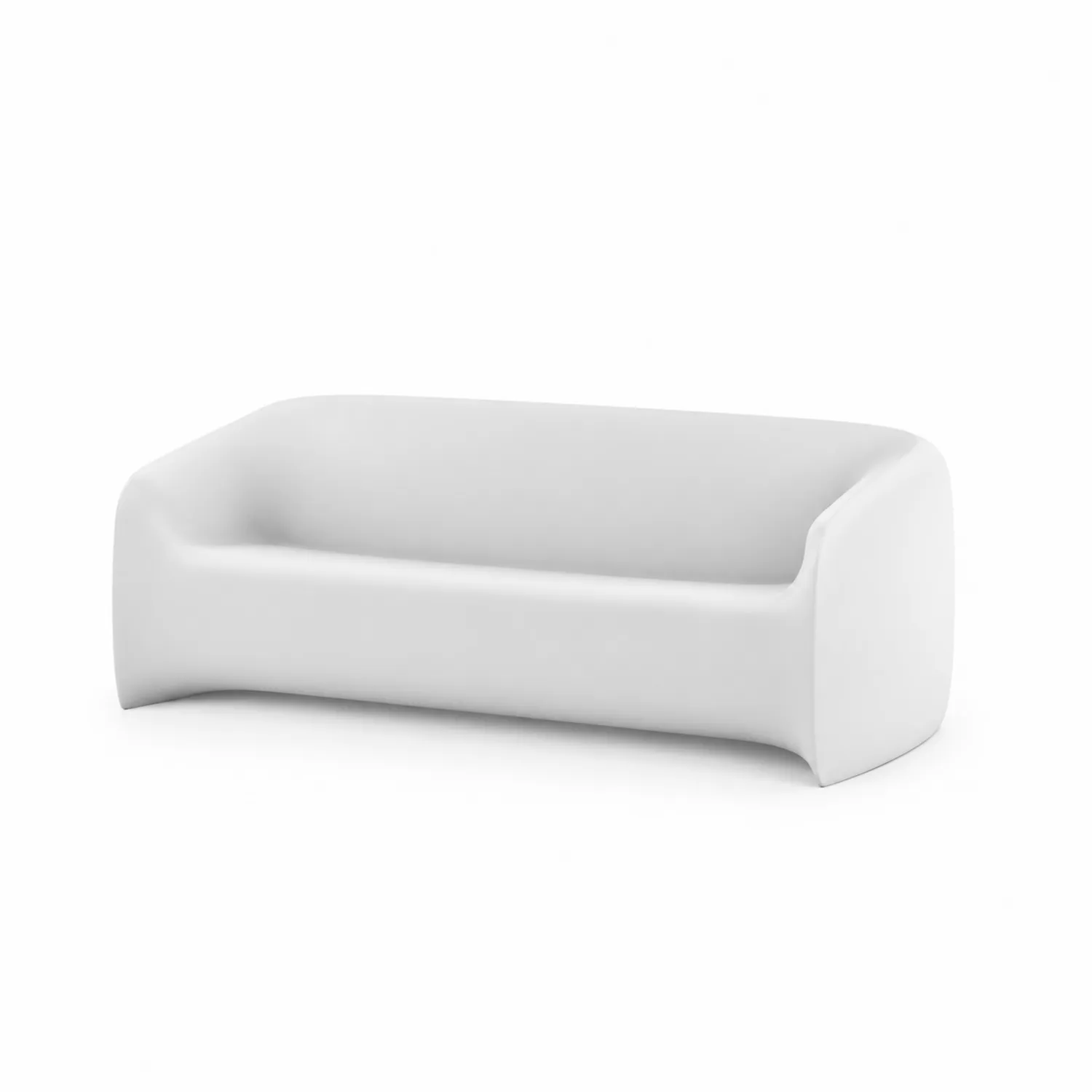 Sofa ogrodowa polietylen Biały