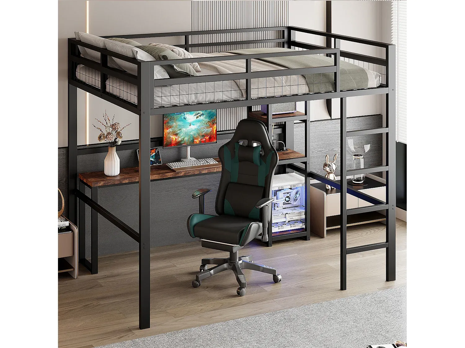 Schlafzimmer,Bereich Bett,Hochbett-FURNIARIVA