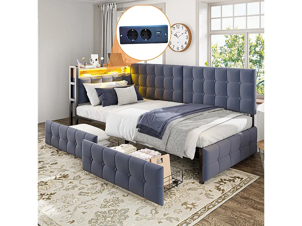Schlafzimmer,Bereich Bett,Bettrahmen-FURNIARIVA