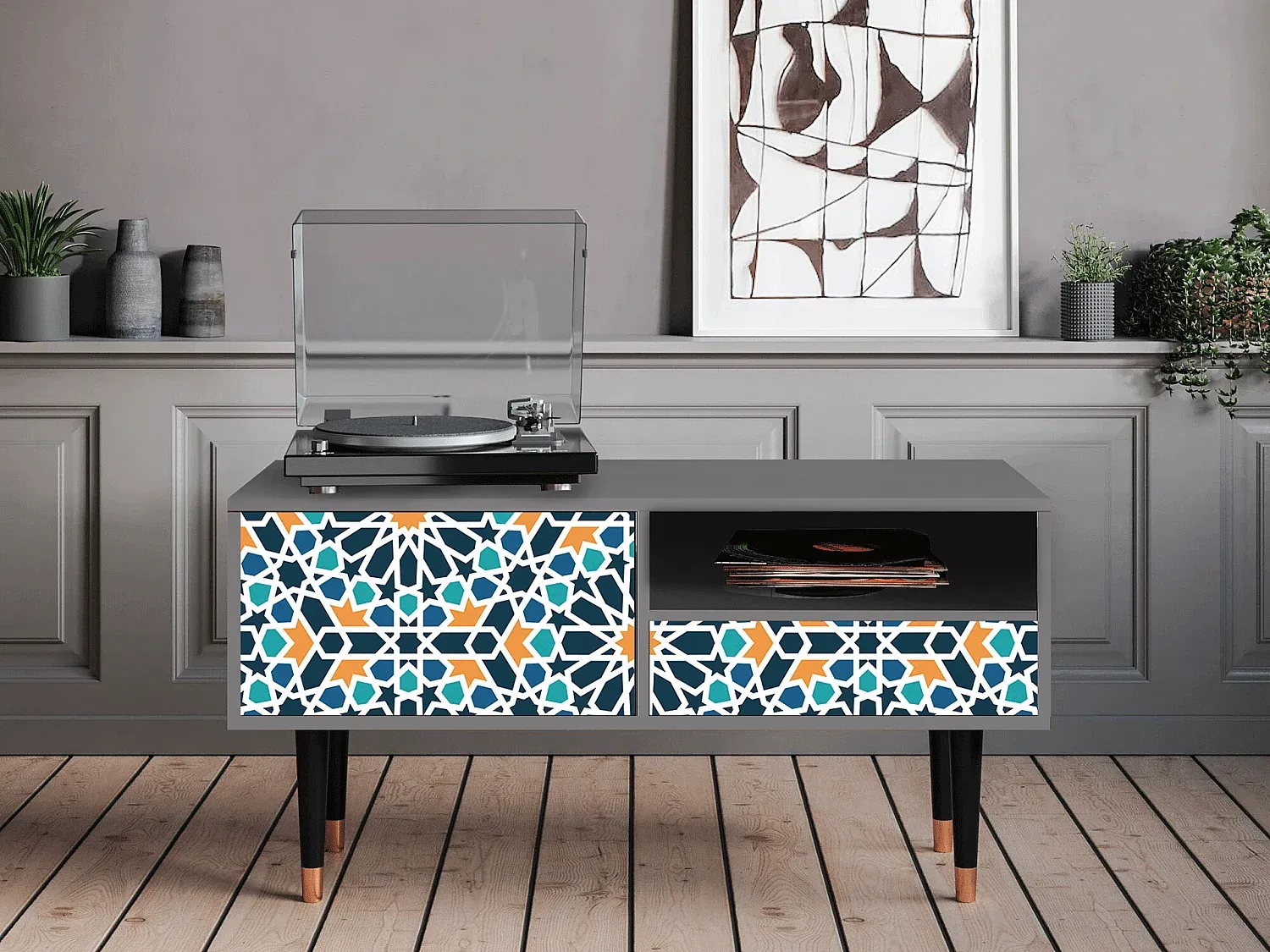 Wohnzimmer und Flur,Wohnzimmermöbel,TV-Board-FURNIARIVA