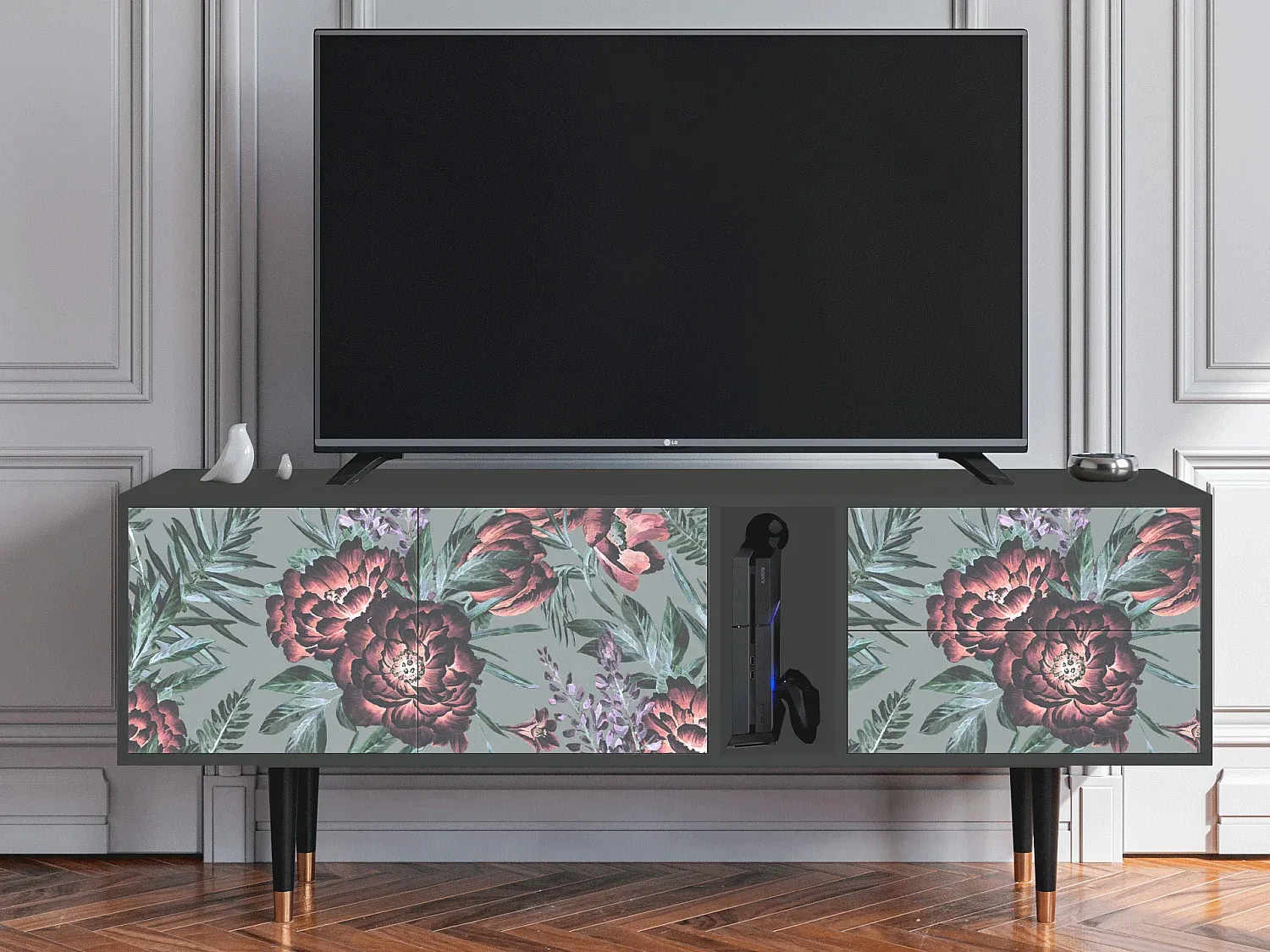 Wohnzimmer und Flur,Wohnzimmermöbel,TV-Board-FURNIARIVA