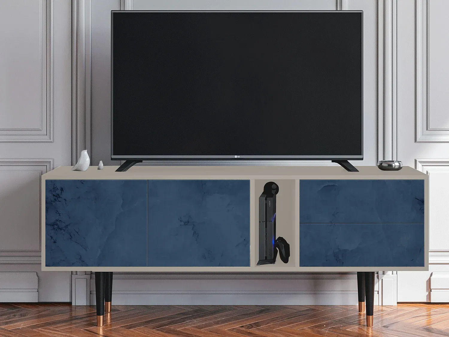 Wohnzimmer und Flur,Wohnzimmermöbel,TV-Board-FURNIARIVA