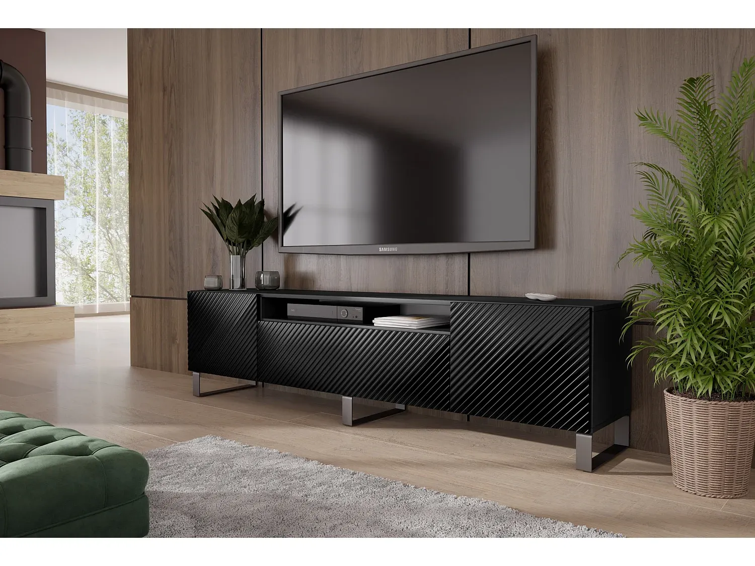 Wohnzimmer und Flur,Wohnzimmermöbel,TV-Hängeschrank-FURNIARIVA