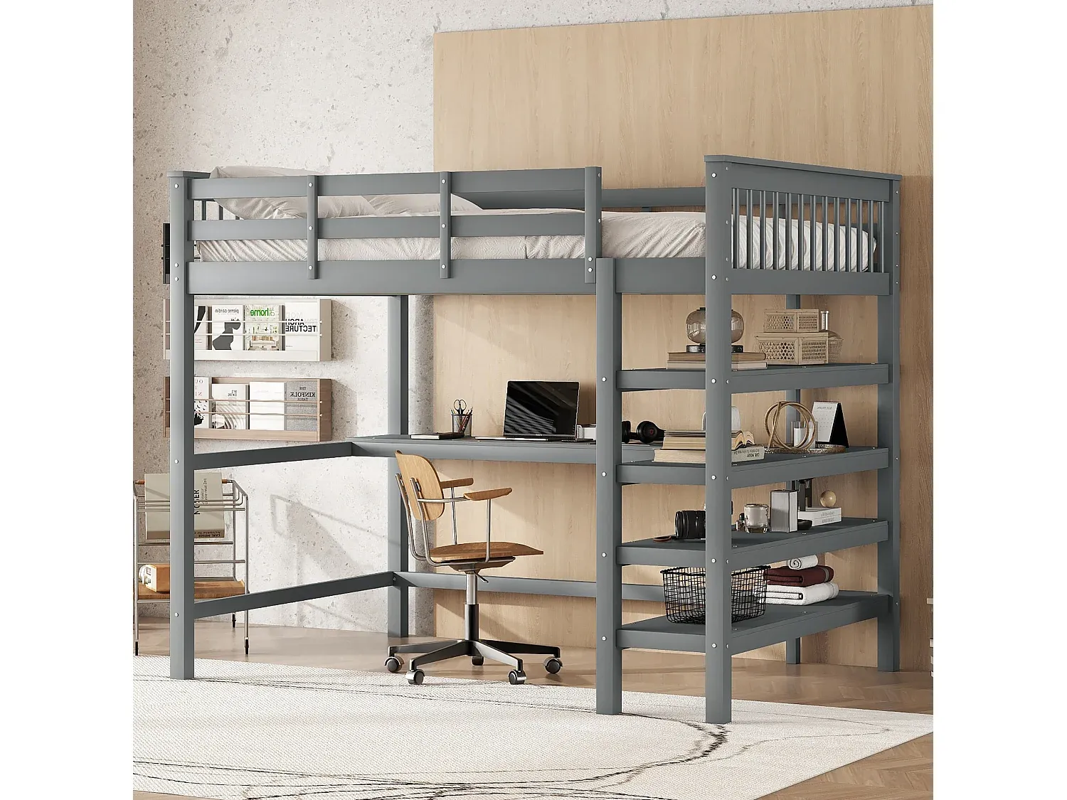 Schlafzimmer,Bereich Bett,Hochbett-FURNIARIVA
