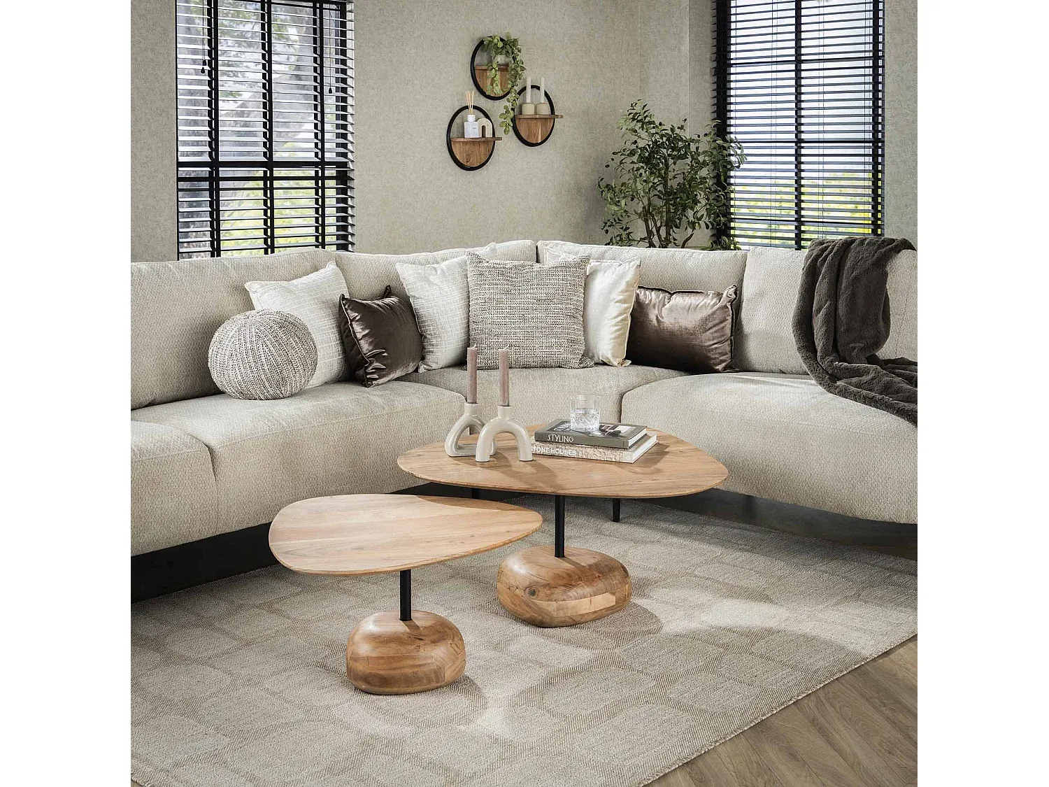 Wohnzimmer und Flur,Wohnzimmermöbel,Couchtisch Set-FURNIARIVA