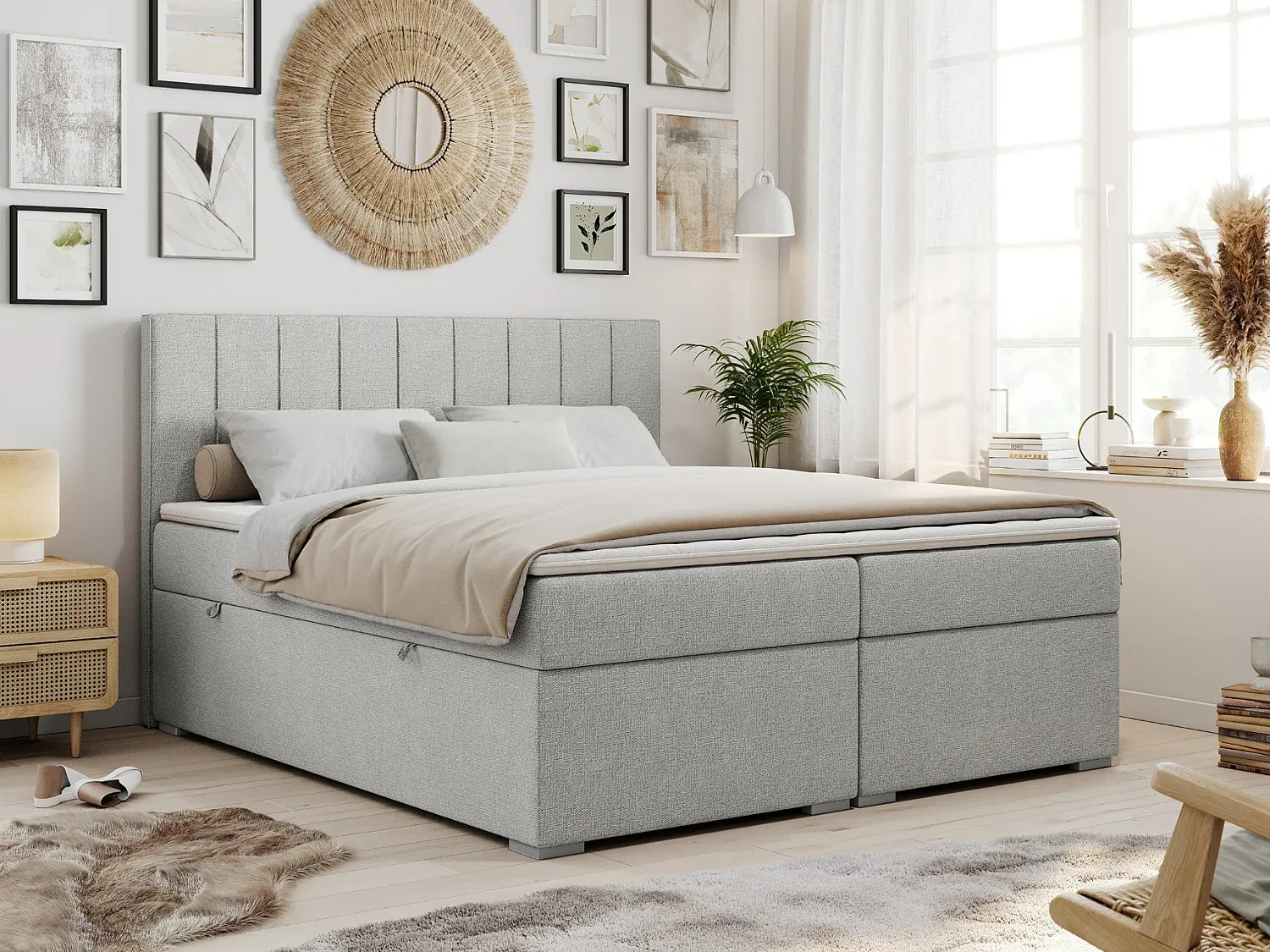 Schlafzimmer,Bereich Bett,Boxspringbett-FURNIARIVA