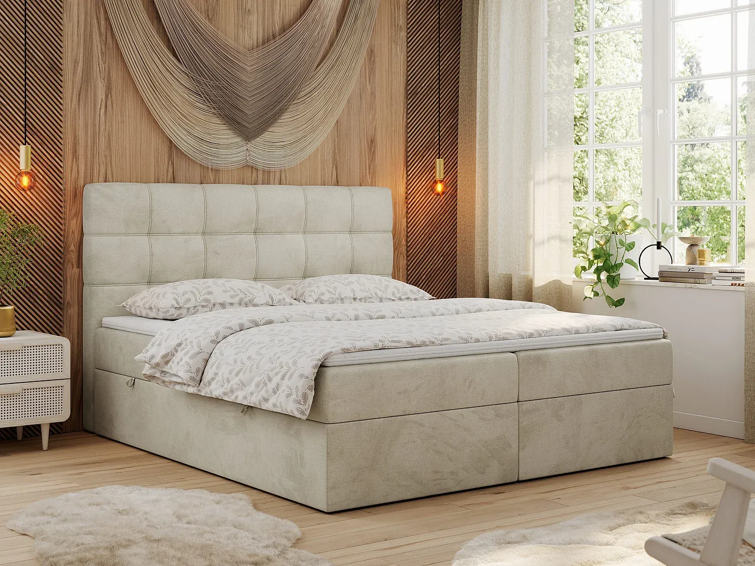 Schlafzimmer,Bereich Bett,Boxspringbett-FURNIARIVA