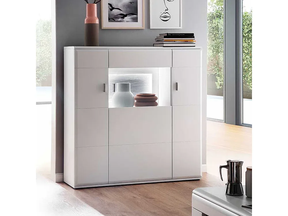 Wohnzimmer und Flur,Wohnzimmermöbel,Vitrinenschrank-FURNIARIVA