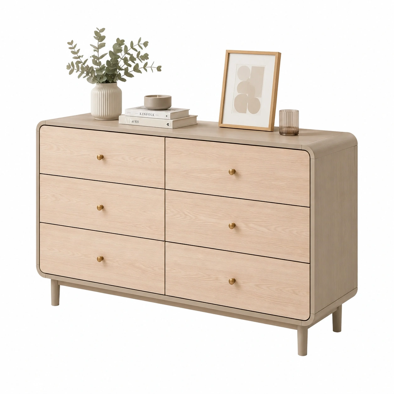 Comoda Nordic Calm de Madera Clara-urbanligna