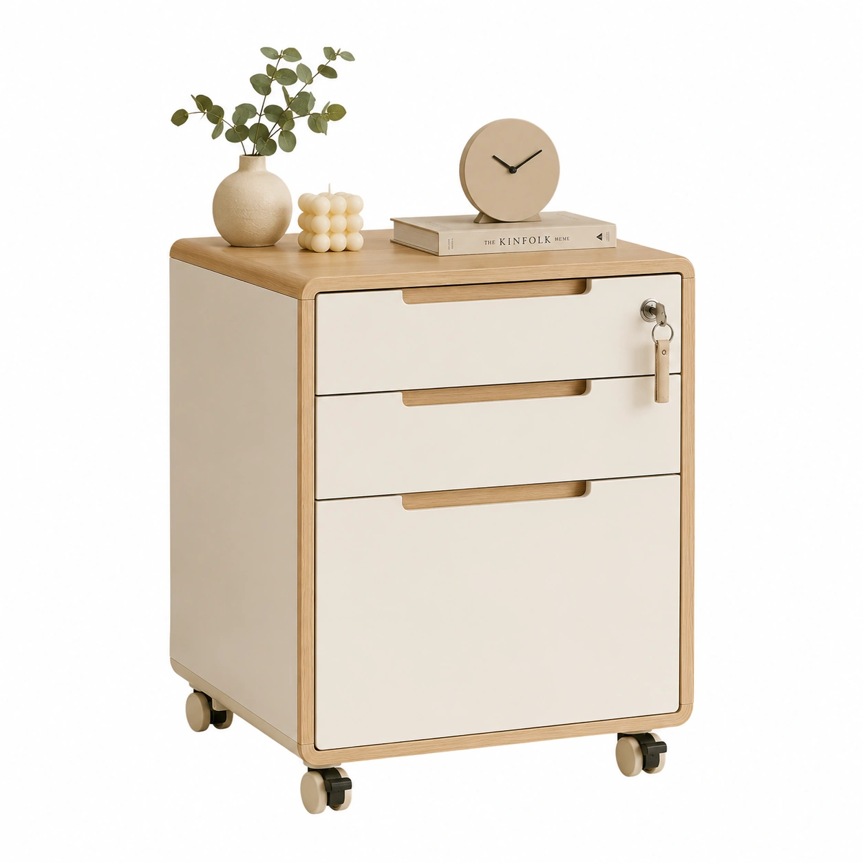 Archivador movil Nordico crema-urbanligna