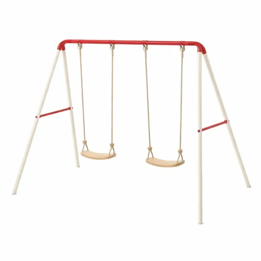 Metallschaukel mit Doppelsitz Grün/Mint 300 cm-furndina