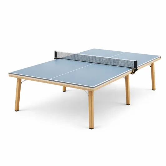 Tischtennisplatte Grau Holz 152.5cm x 274cm-furndina