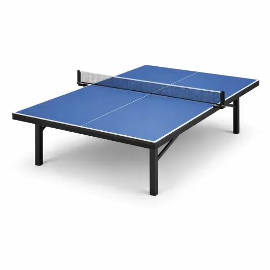 Klappbarer Tischtennistisch MDF Metall Grau-furndina