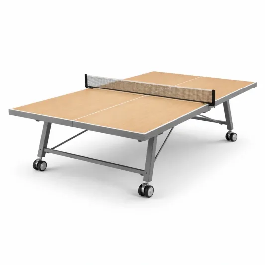 Tischtennisplatte MDF mit Netz Klappbar 274x152.5x76 cm-furndina