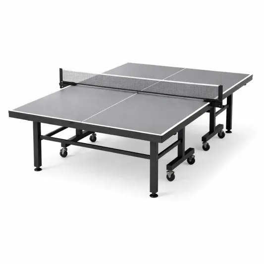 Klappbarer Tischtennistisch aus MDF mit Rollen Blau 274x152.5x76 cm-furndina