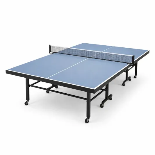 Tischtennistisch aus MDF und Stahl Blau 274x152.5x76cm-furndina
