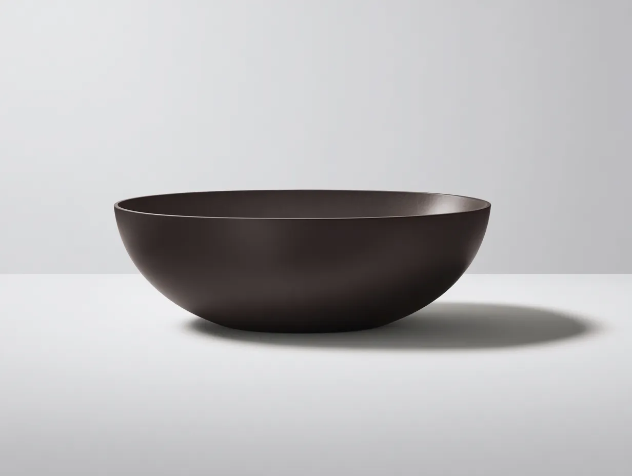 Badewanne 168×82×58 cm - Dunkelbraun - freistehende Ovalwanne mit tiefer Schale für das Badezimmer-Mazofahome