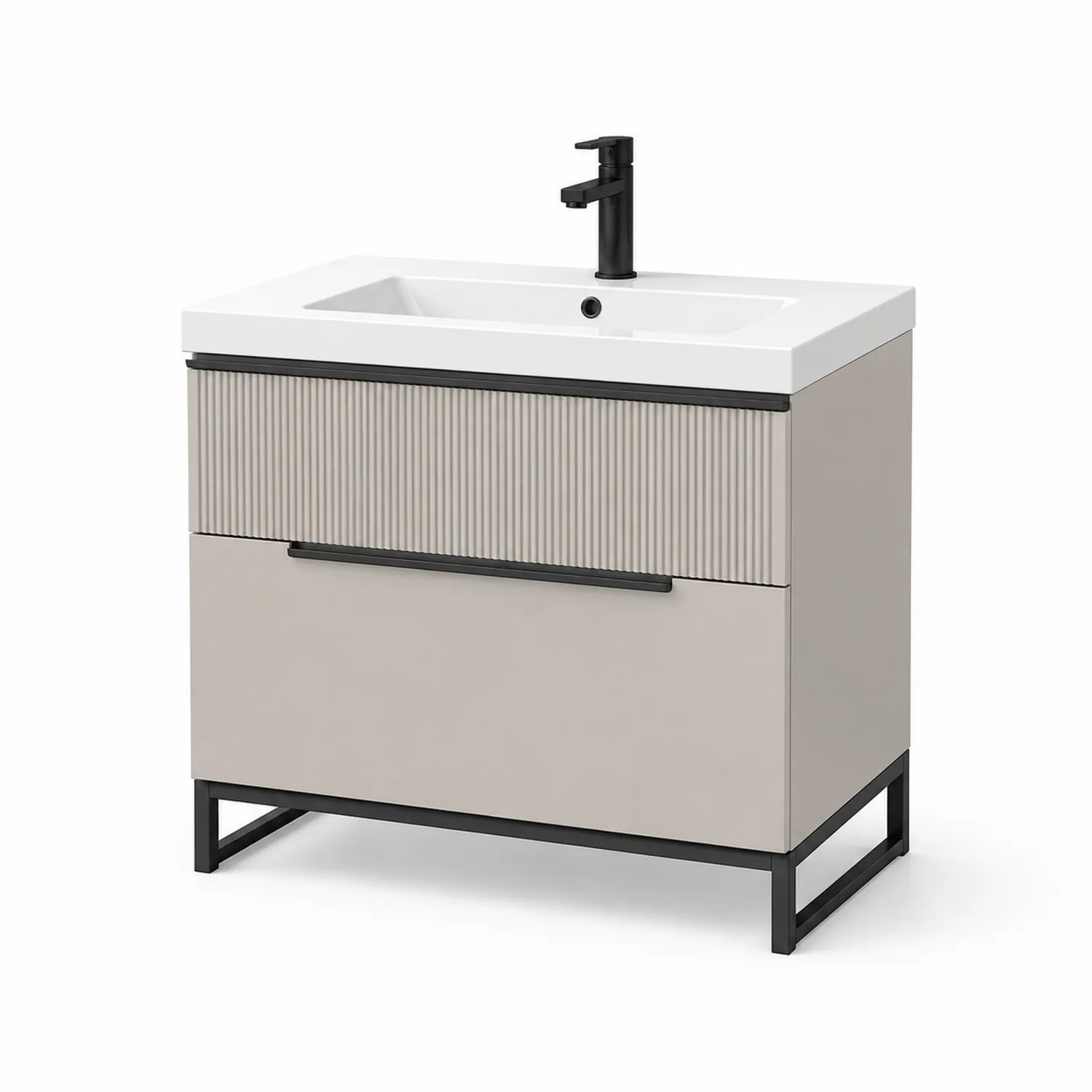 Szafka podumywalkowa MDF Beżowa 80x45x85 cm