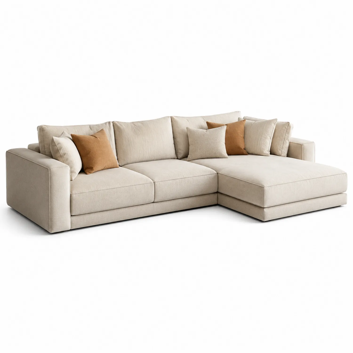 Sofa narożna tkanina 300x200x90 cm