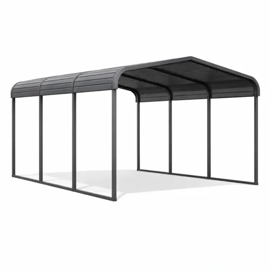 Stahl Carport Überdachung 3x6m Anthrazit-furnzexa