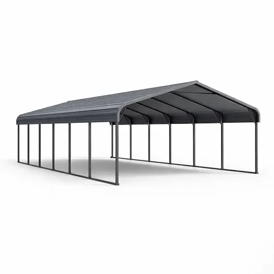 Metall Autounterstand aus Stahl 9m x 6m x 3m Anthrazit-furnzexa