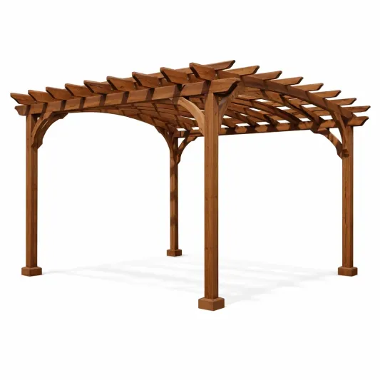 Holz Pergola aus Kiefernholz 3x4m-furnzexa