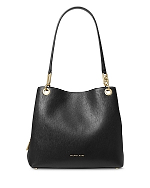 Michael Kensington Large Leather Shoulder Tote