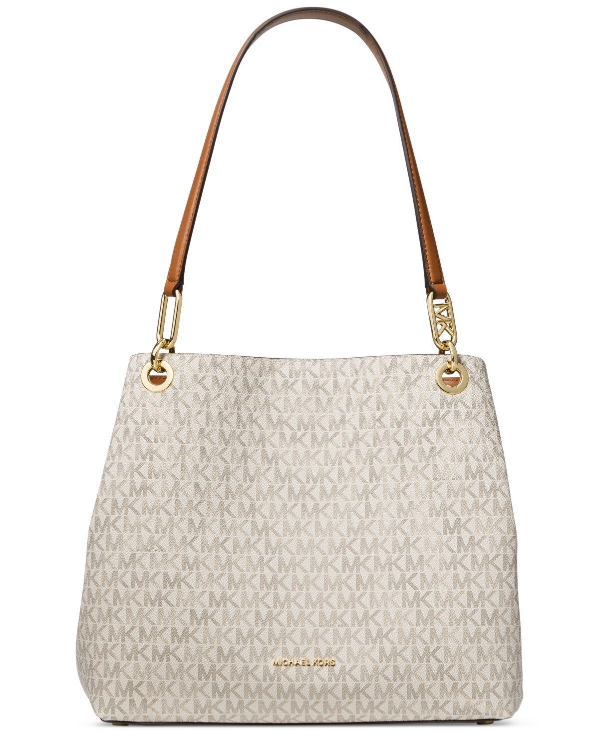 Michael Kensington Large Leather Shoulder Tote
