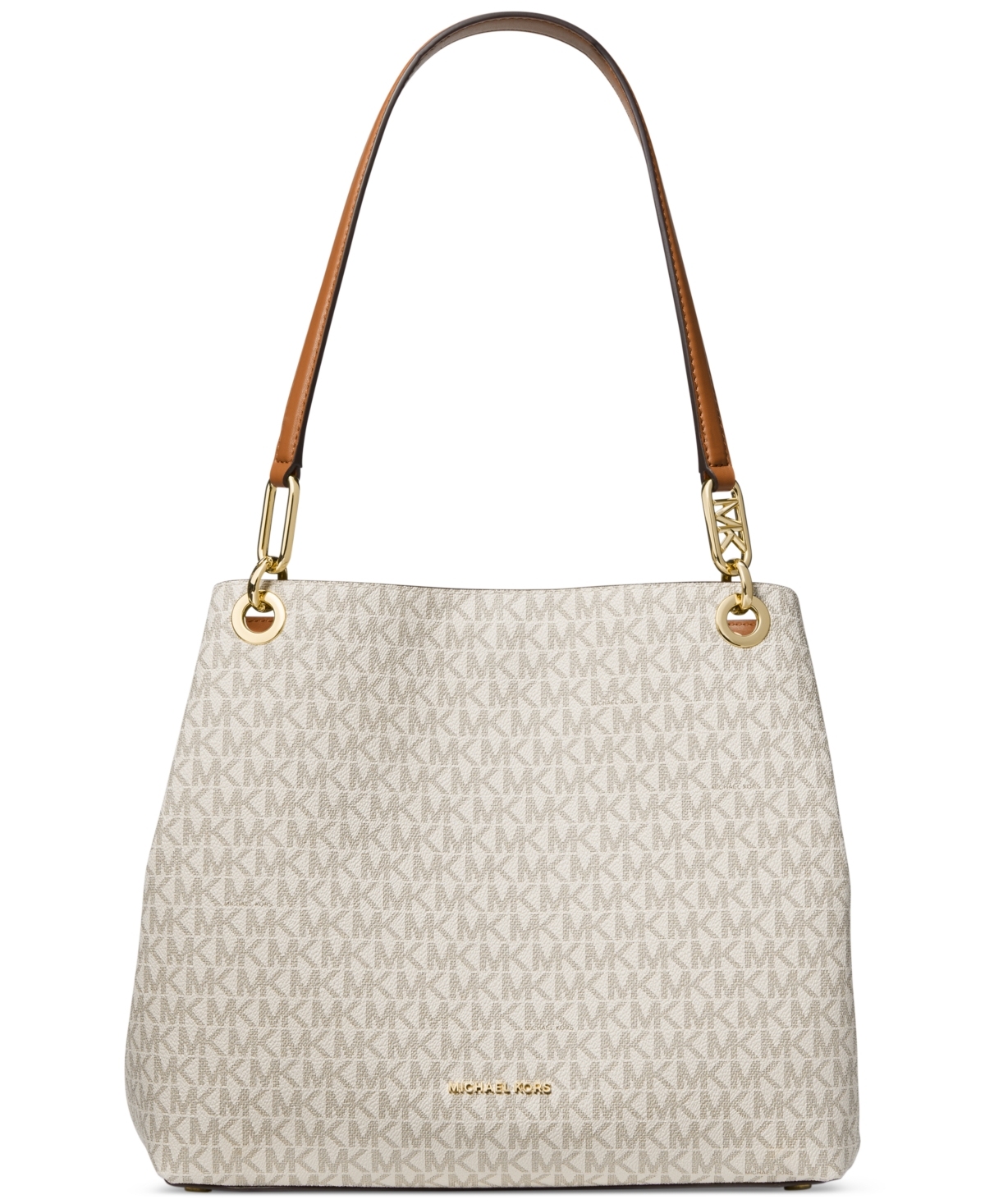 Michael Kensington Large Leather Shoulder Tote