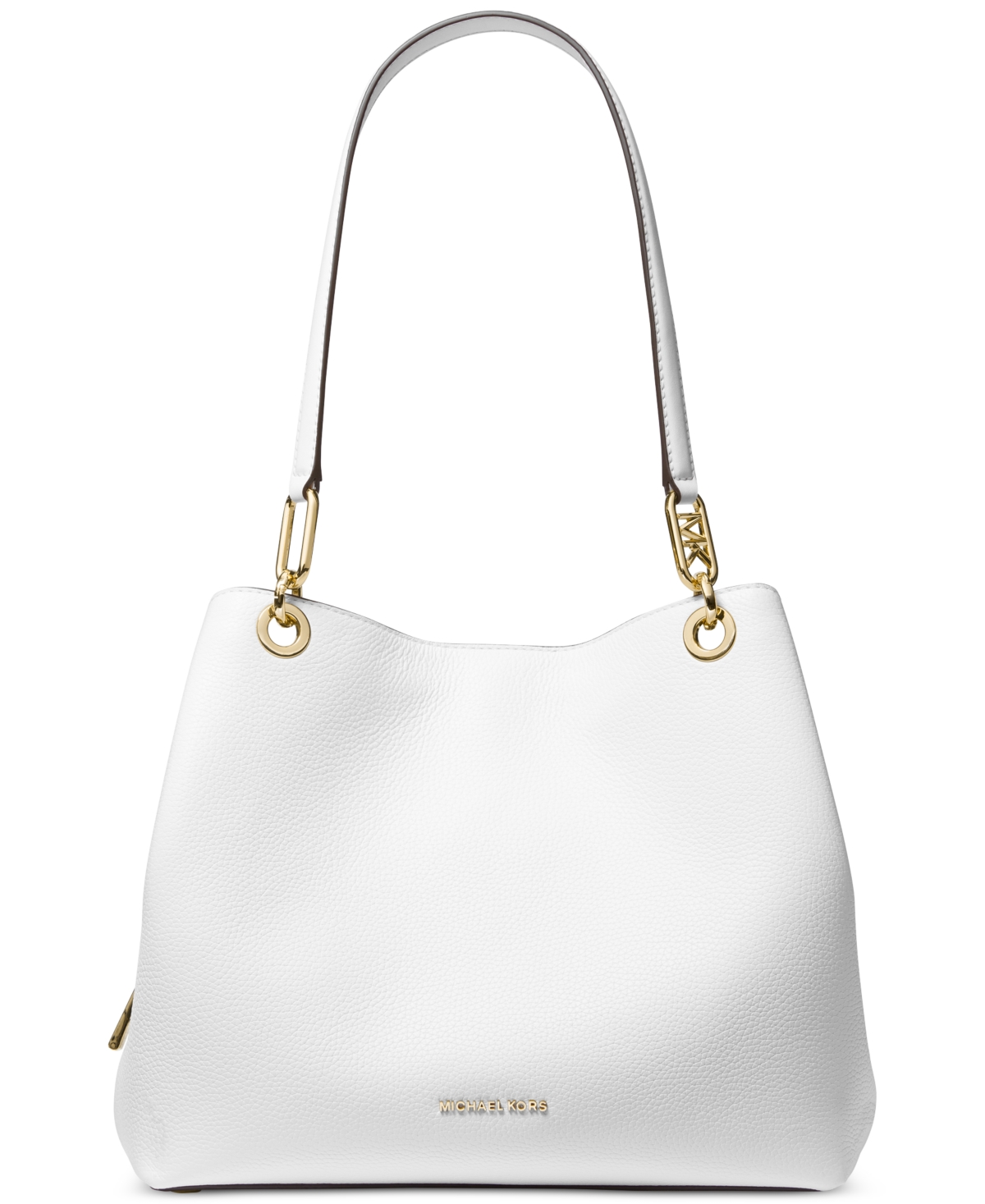 Michael Kensington Large Leather Shoulder Tote