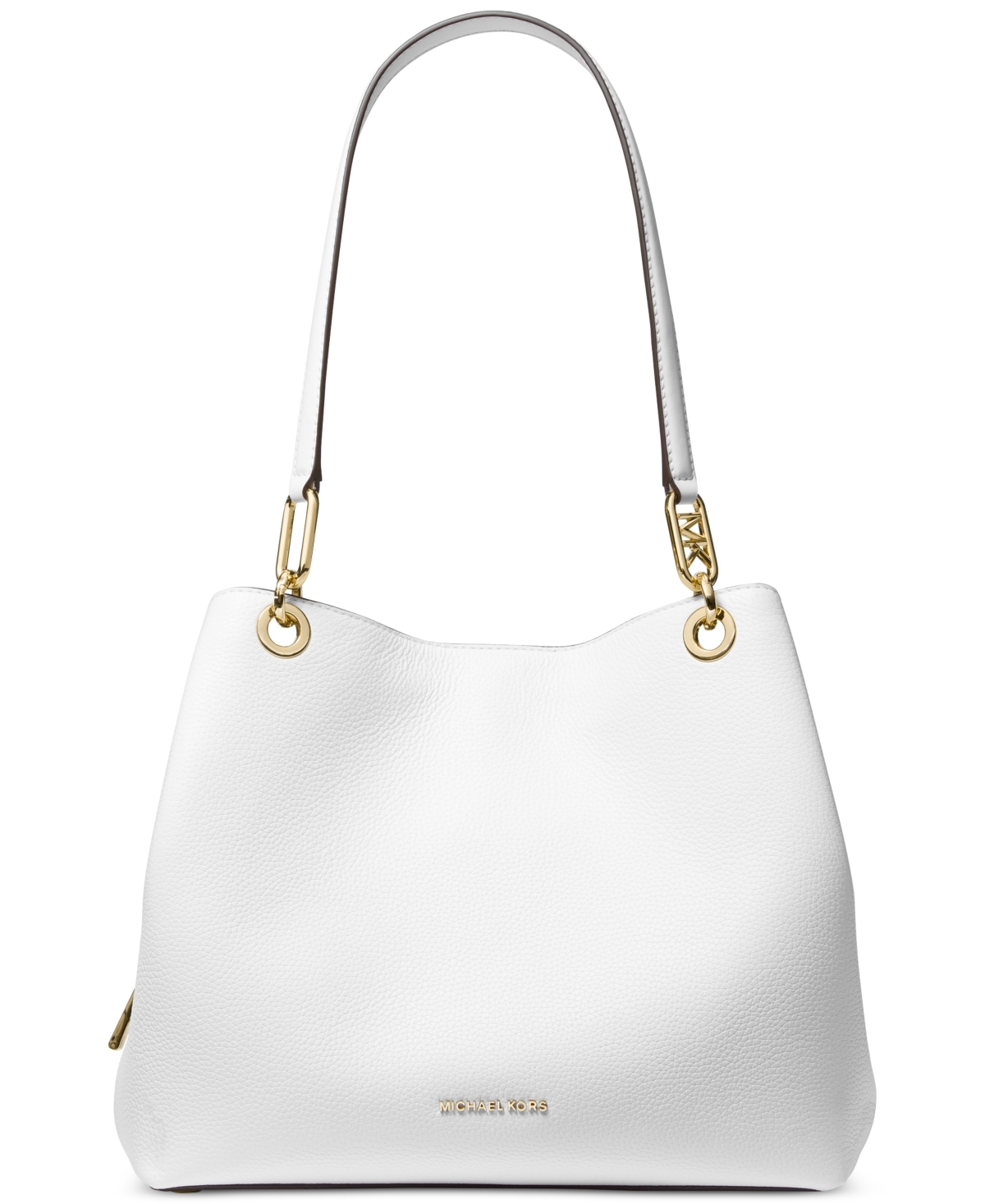 Michael Kensington Large Leather Shoulder Tote