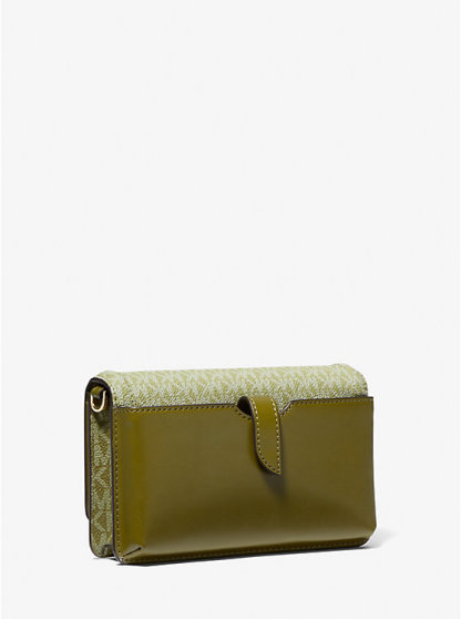 Jet Set Small Two-Tone Logo Smartphone Crossbody Bag