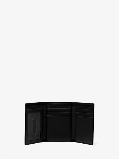 Cooper Pebbled Leather Tri-Fold Wallet