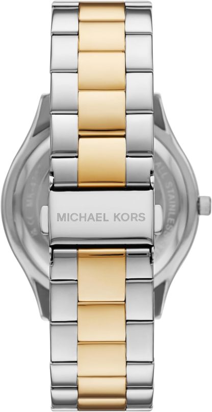 Michael Kors Slim Runway Women's Watch, Stainless Steel Bracelet Watch for Women