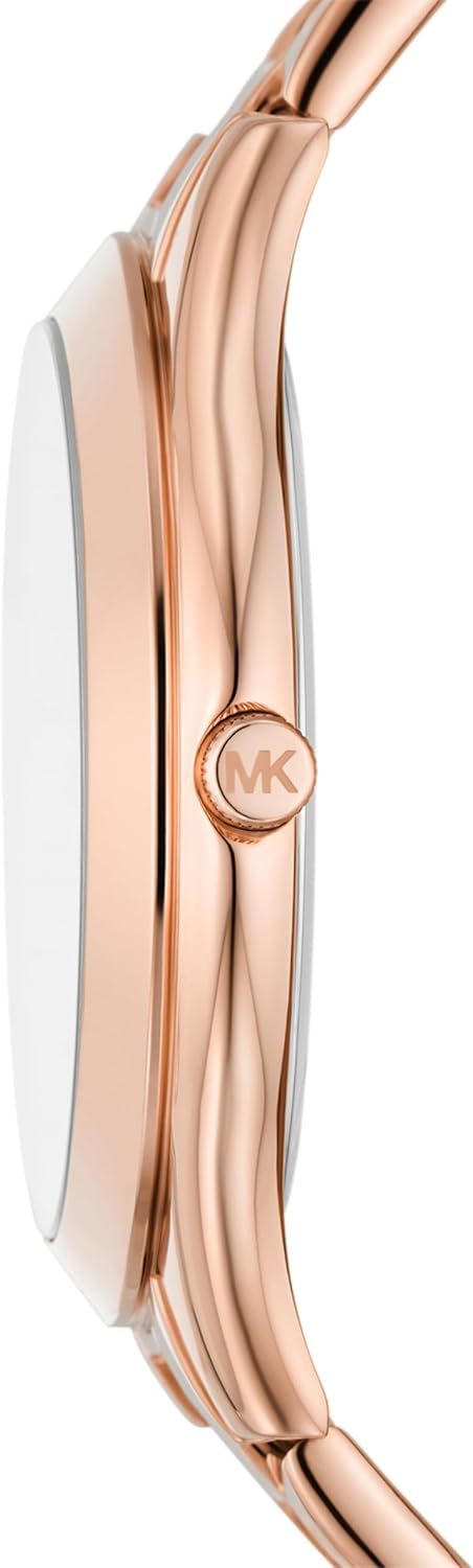 Michael Kors Slim Runway Women's Watch, Stainless Steel Bracelet Watch for Women