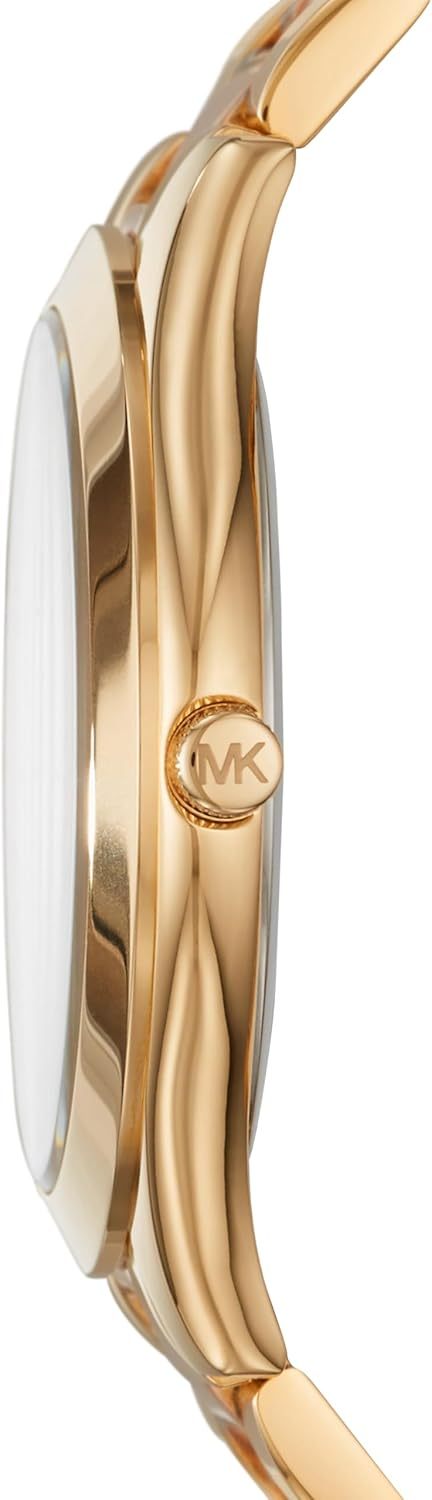 Michael Kors Slim Runway Women's Watch, Stainless Steel Bracelet Watch for Women
