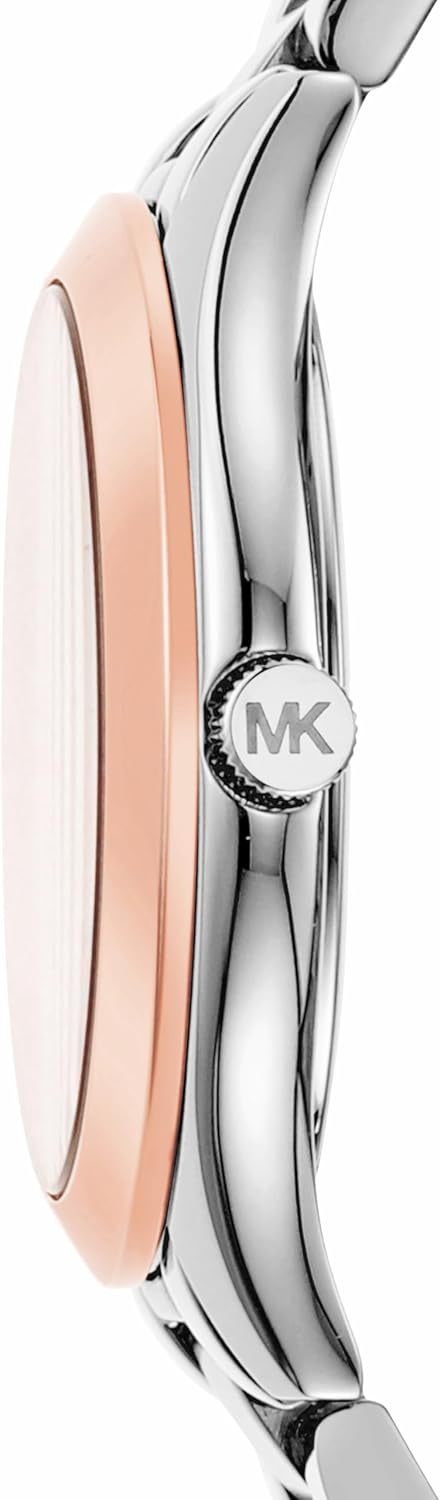 Michael Kors Slim Runway Women's Watch, Stainless Steel Bracelet Watch for Women