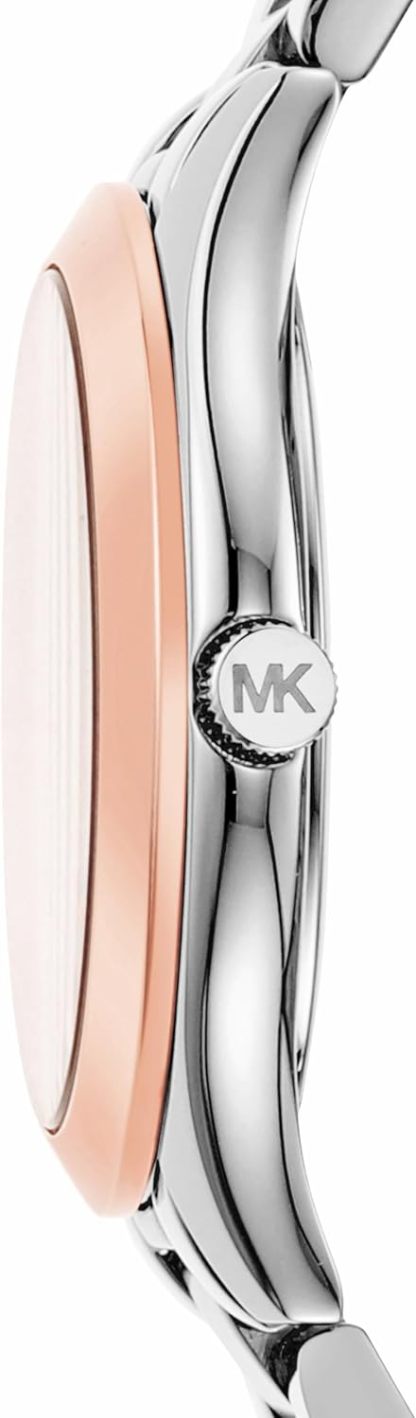 Michael Kors Slim Runway Women's Watch, Stainless Steel Bracelet Watch for Women