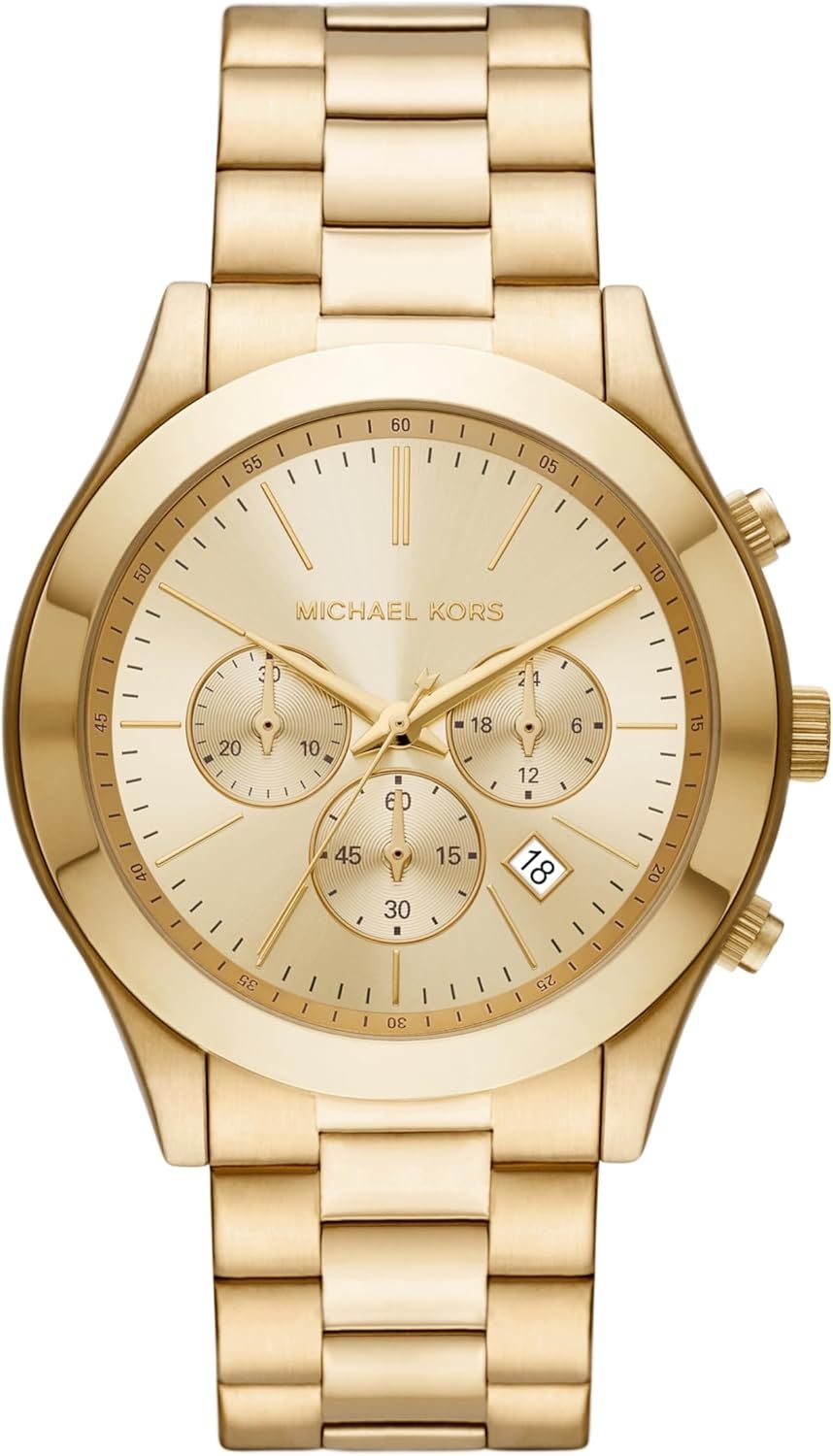 18 Styles - Michthtael Kors Oversized Slim Runway Men's Watch, Stainless Steel Watch for Men