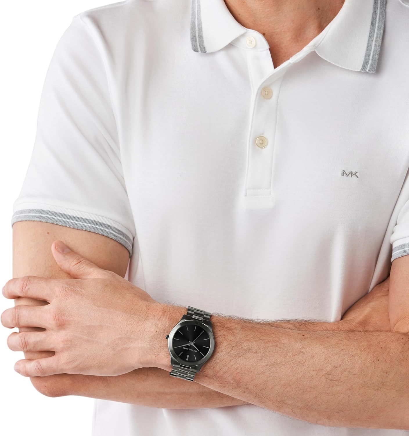 18 Styles - Michthtael Kors Oversized Slim Runway Men's Watch, Stainless Steel Watch for Men