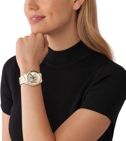 Michael Kors Slim Runway Women's Watch, Stainless Steel Bracelet Watch for Women