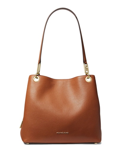 Michael Kensington Large Leather Shoulder Tote