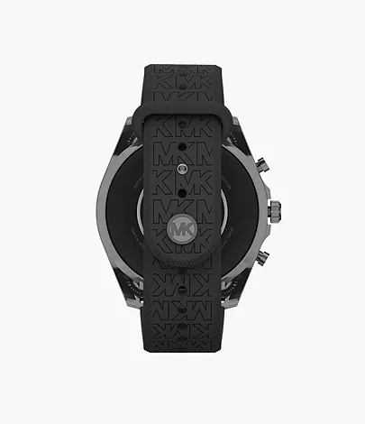 Michaethtl Kors Gen 6 Bradshaw Rose Gold-Tone Stainless Steel Smartwatch Black